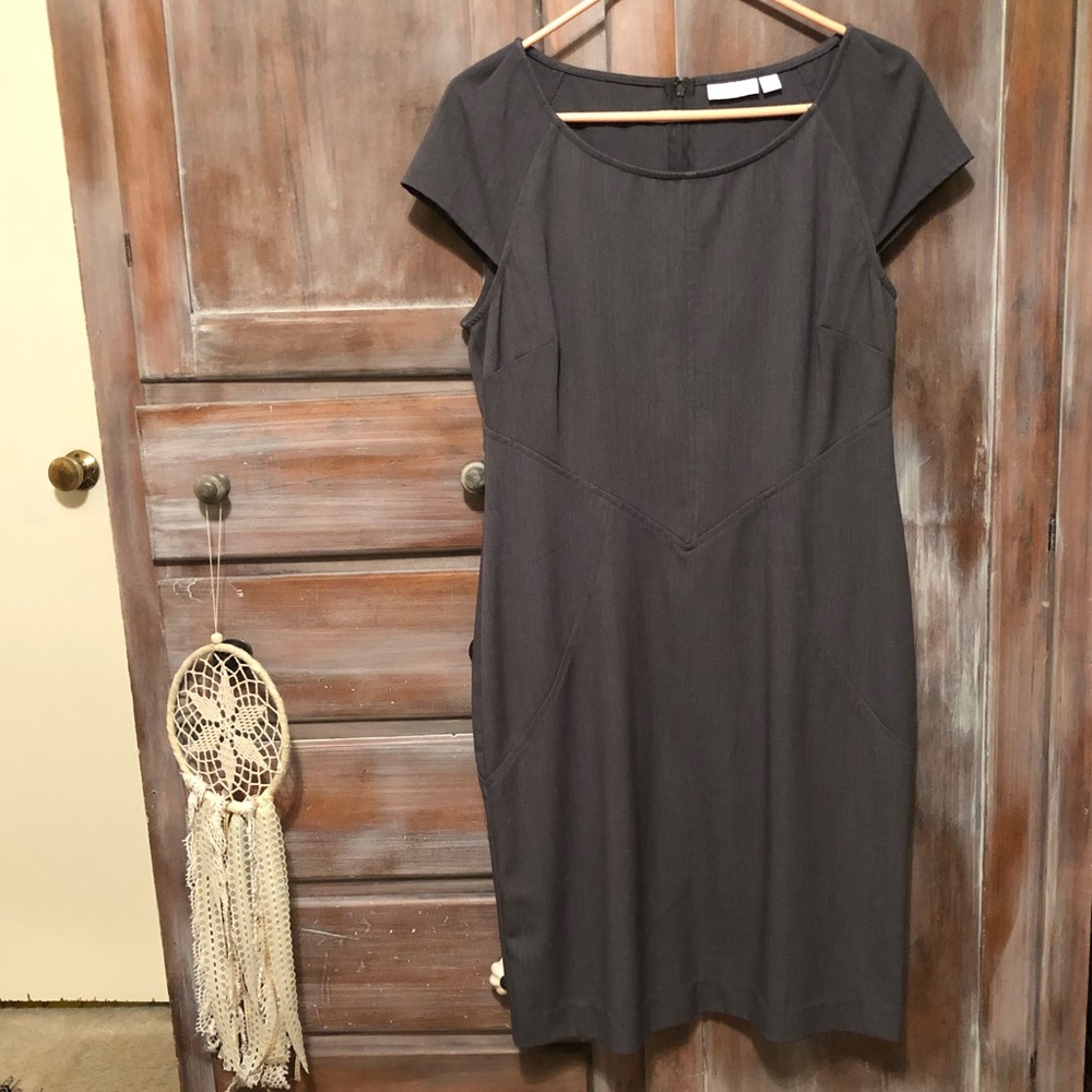 New York & Company grey dress